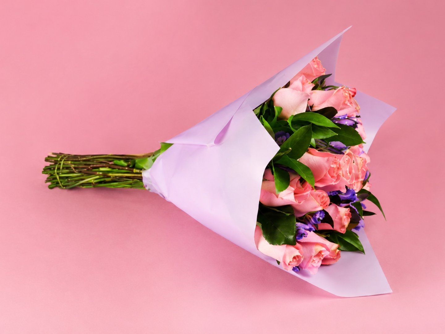 Ramo 24 Rosas Rosa