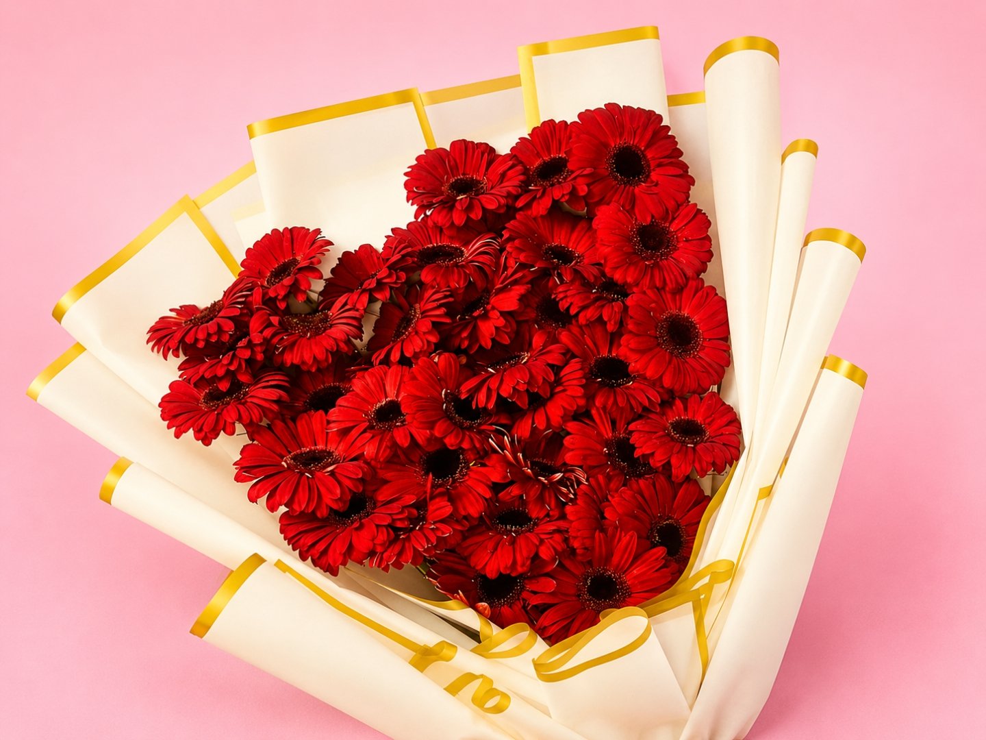 Ramo corazón de 36 Gerberas