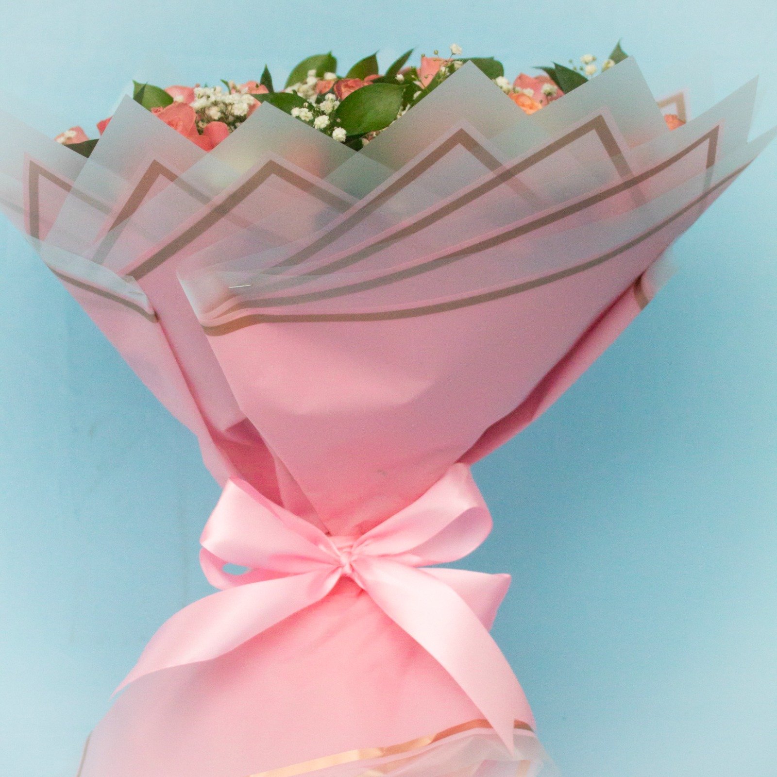 Bouquet de 50 Rosas Rosa