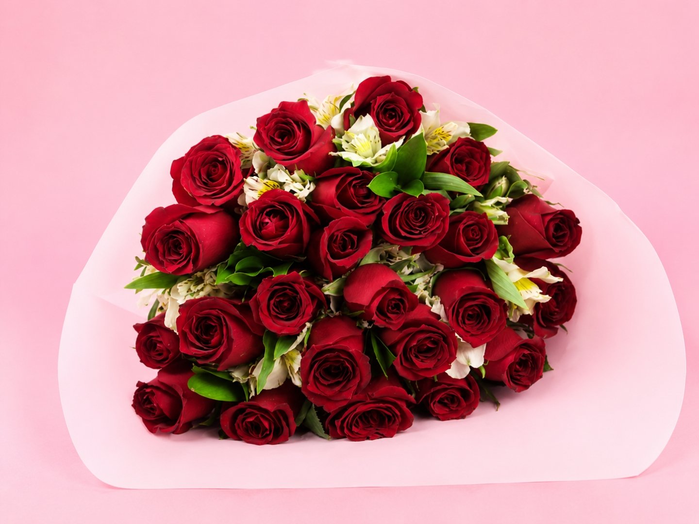Bouquet-24 Rosas Rojas