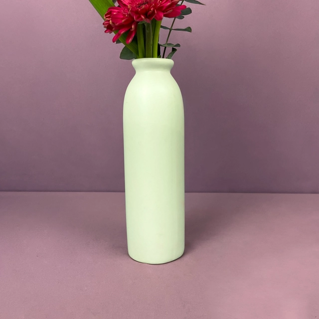 Jarrón Armonia con 4 Tulipanes y Gerbera