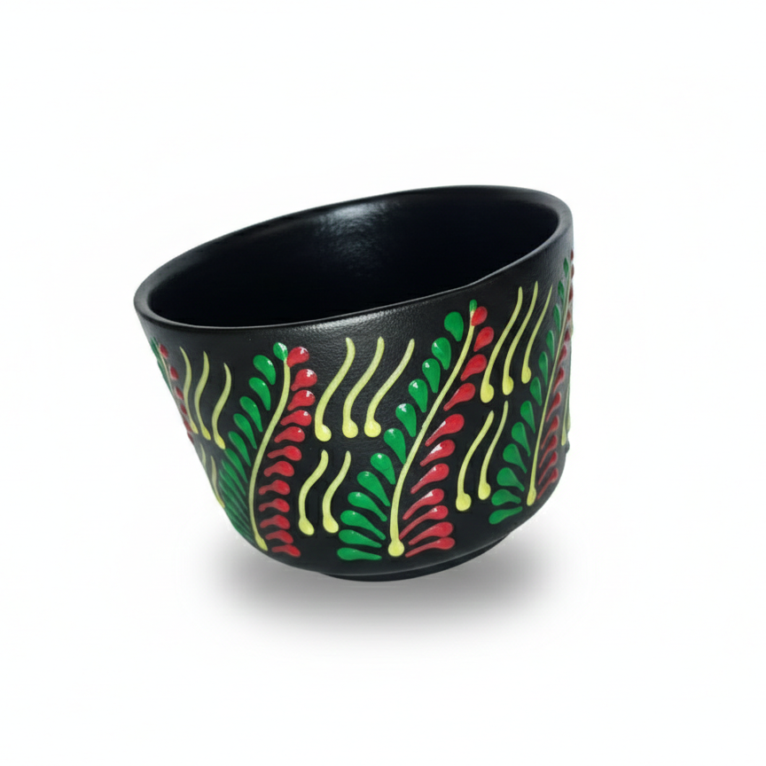 Talavera Circulo Negro Mediano