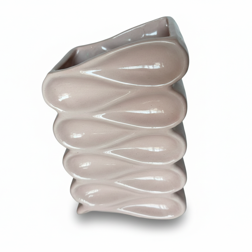 Ceramica Florero  Acordeon