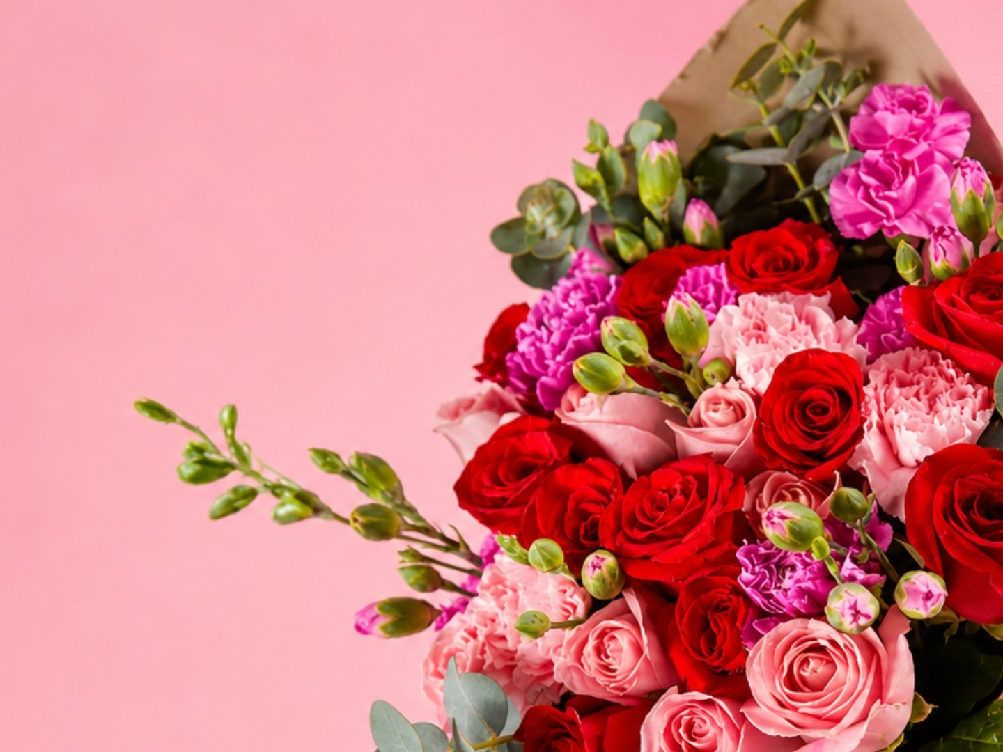 Bouquet 12 Rosas Y 12 Claveles