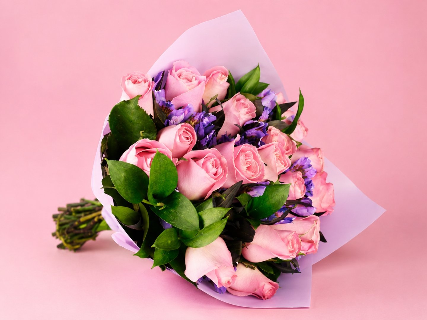 Ramo 24 Rosas Rosa